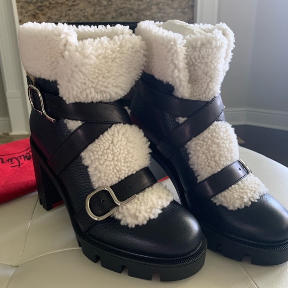 Christian Louboutin Pole Chic Combat Boots - Picture 12 of 13